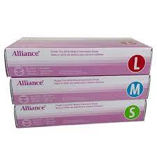 Alliance Nitrile Gloves Ultra-soft Powder free, 100/bx-PPE-Medline-Small-capitalmedicalsupply.ca
