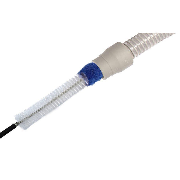 CPAPology Monty Elite Tube Brush / Hose Brush, Blue Handle
