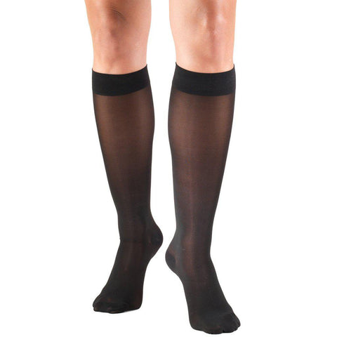 Truform Ladies' Trusheer Knee-High Compression Stockings - 20-30mmhg