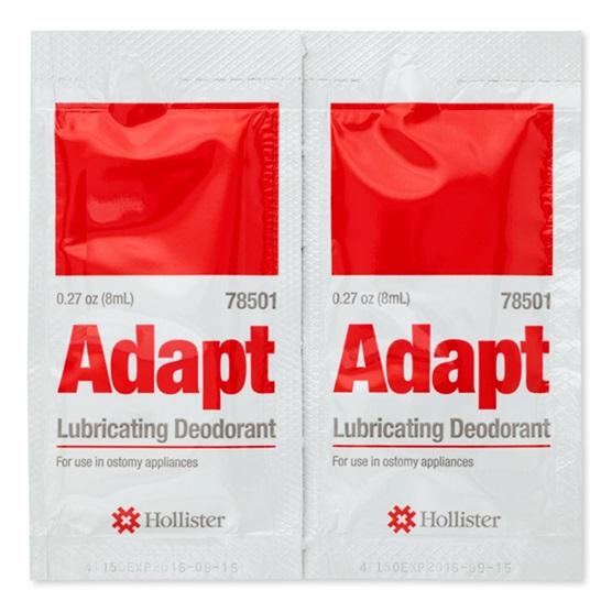 50/BX, ADAPT LUBRICATING DEODORANT 0.27OZ(8ML) PACKETS