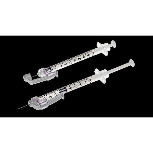 BD™ Allergy Syringe with permanently attached needle - 25/Tray-Medical Needle & Syringe Sets-Cardinal Health Canada or Lifesupply-BD305951 SafetyGlide-capitalmedicalsupply.ca