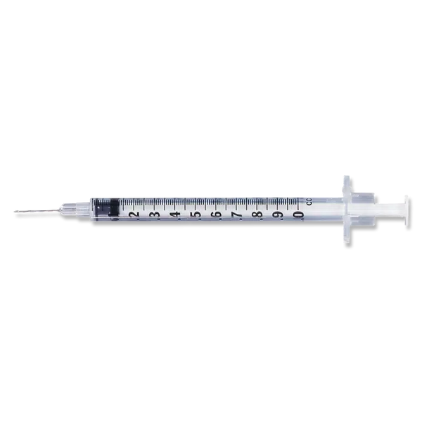 BD™ Allergy Syringe with permanently attached needle - 25/Tray-Medical Needle & Syringe Sets-Cardinal Health Canada or Lifesupply-BD305537-capitalmedicalsupply.ca