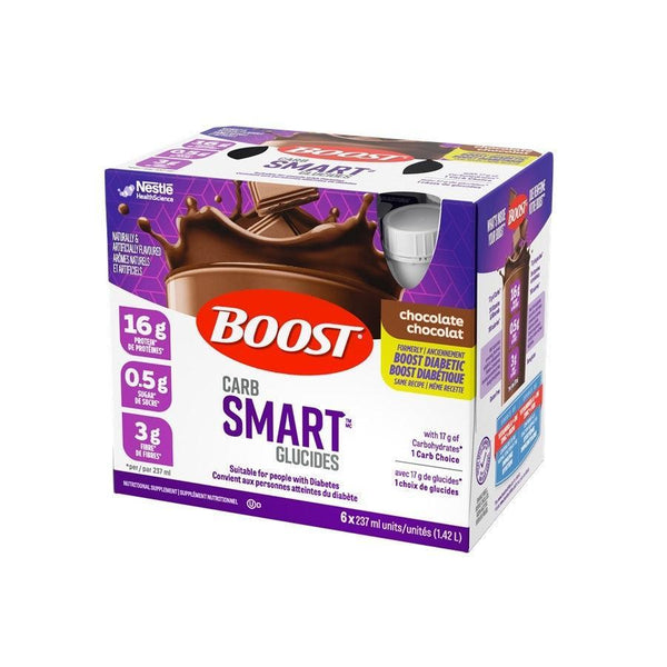 BOOST® CarbSmart, 237ml CHOCOLATE, case of 24-Nutrition-Cardinal Health-capitalmedicalsupply.ca