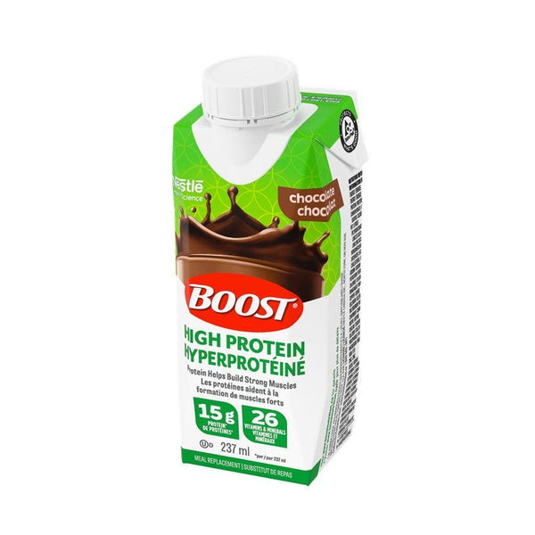BOOST High Protein, Tetra Prisma Pack, 237mL x 24each/case-Nutrition-Boost-Vanilla-capitalmedicalsupply.ca