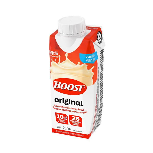 BOOST Original, Tetra Prisma Pack, 237mL x 24each/case-Nutrition-Cardinal Health Canada-Vanilla-capitalmedicalsupply.ca