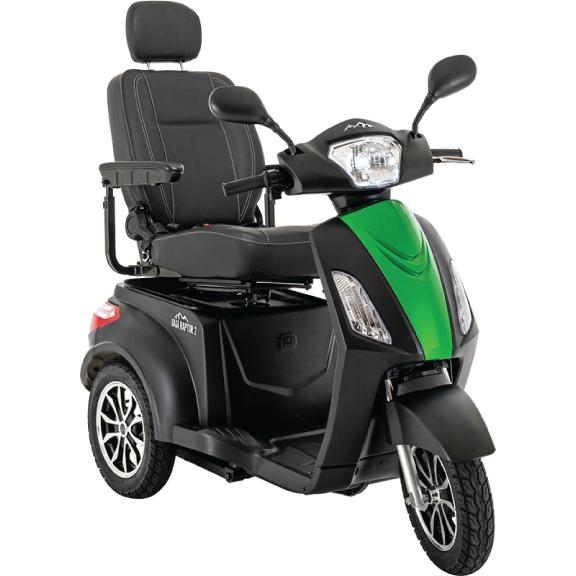 Baja Raptor 2 (BA300)-Scooter-Pride Mobility-Matte Black-capitalmedicalsupply.ca