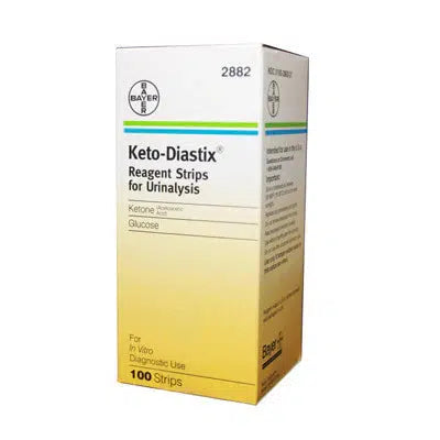 Bayer Keto Diastix, 100/bx-Glucose Test strip-Cardinal Health-capitalmedicalsupply.ca