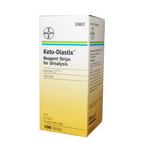 Bayer Keto Diastix, 100/bx-Glucose Test strip-Cardinal Health-capitalmedicalsupply.ca