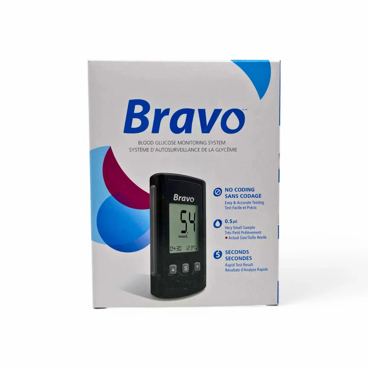 Bravo System-Glucose Test strip-Cardinal Health-Bravo Meter Only-capitalmedicalsupply.ca
