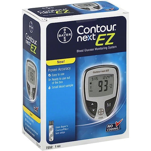 CONTOUR®NEXT EZ Blood Glucose Monitoring System-Nutrition-Cardinal Health-capitalmedicalsupply.ca