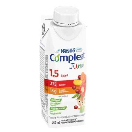 Compleat Junior 1.5 Plant Based, Tetra Prisma Pack, 250mL x 24each/case-Enteral Feeding-Cardinal Health-capitalmedicalsupply.ca