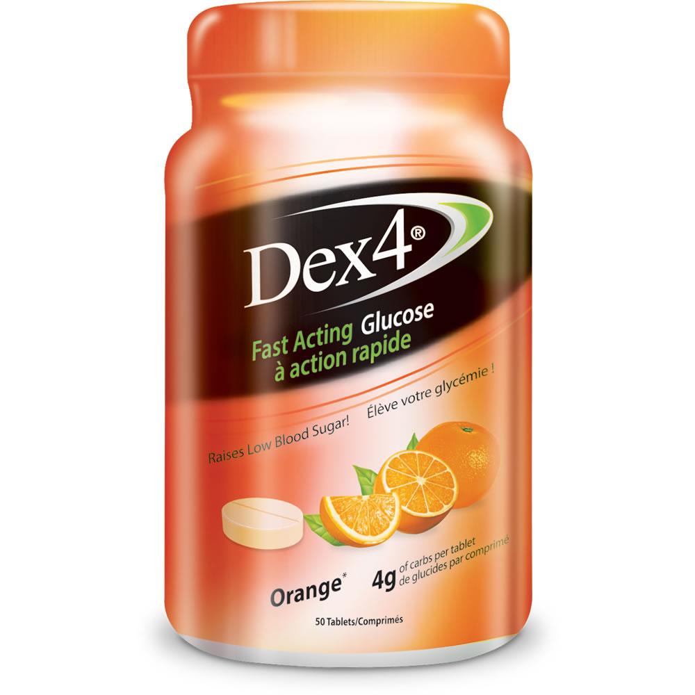 Dex4® Glucose Tablet, Orange