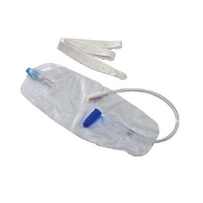 Dover Urine Leg Bag, with 12" Extension Tubing, 500ml-Intermittent Catheter-Cardinal Health Canada-50/case-capitalmedicalsupply.ca
