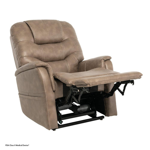Elegance 2 PLR975 - Deep Recline Position | Memory Remote | Power Headrest & Lumbar-Lift Chair-Pride Mobility-Badlands Mushroom-Large-capitalmedicalsupply.ca
