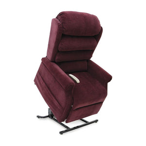 Elegance LC108 Medium - Infinite Position | Sewn Pillow Back Lumbar Pillow | Sinuous Spring Seat | Footrest Extension-Lift Chair-Pride Mobility-Cloud 9 Black Cherry-capitalmedicalsupply.ca