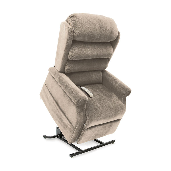 Elegance LC108 Medium - Infinite Position | Sewn Pillow Back Lumbar Pillow | Sinuous Spring Seat | Footrest Extension-Lift Chair-Pride Mobility-Cloud 9 Stone-capitalmedicalsupply.ca