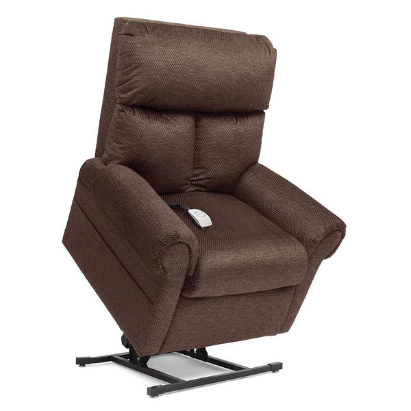 Elegance LC450C - 3 Position | Removable & Adjustable Back Upholstery | Total Comfort Seat-Lift Chair-Pride Mobility-Black Cherry-Medium-Foot Rest Extension-capitalmedicalsupply.ca