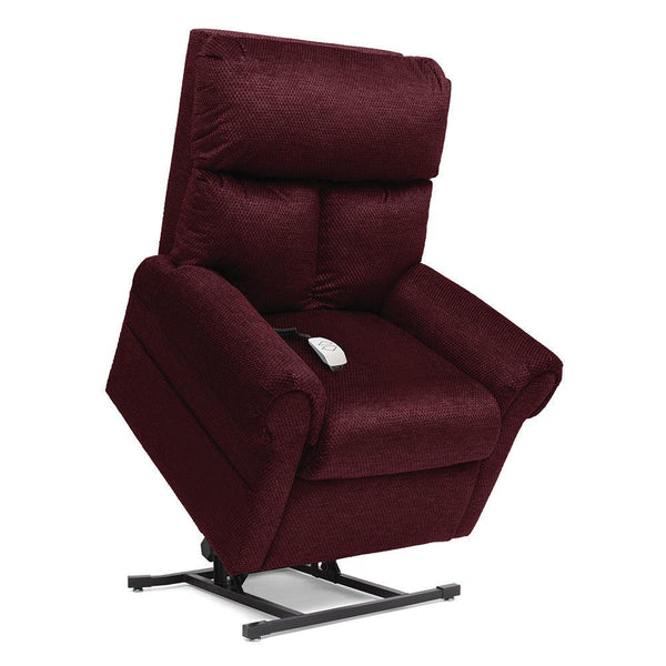 Elegance LC450C - 3 Position | Removable & Adjustable Back Upholstery | Total Comfort Seat-Lift Chair-Pride Mobility-Black Cherry-Medium-Heat / Massage-capitalmedicalsupply.ca