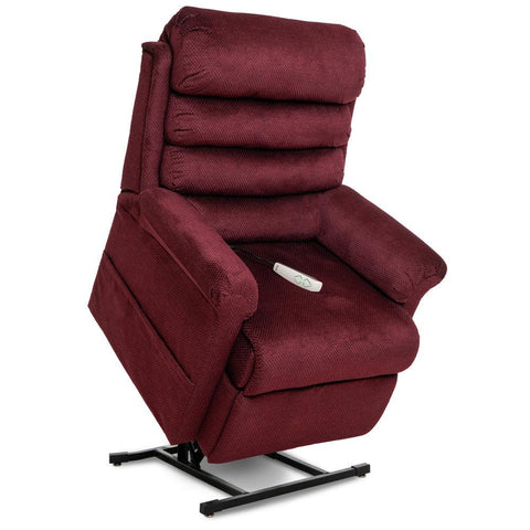 Elegance LC570-Lift Chair-Pride Mobility-Black Cherry-Small-Foot Rest Extension-capitalmedicalsupply.ca