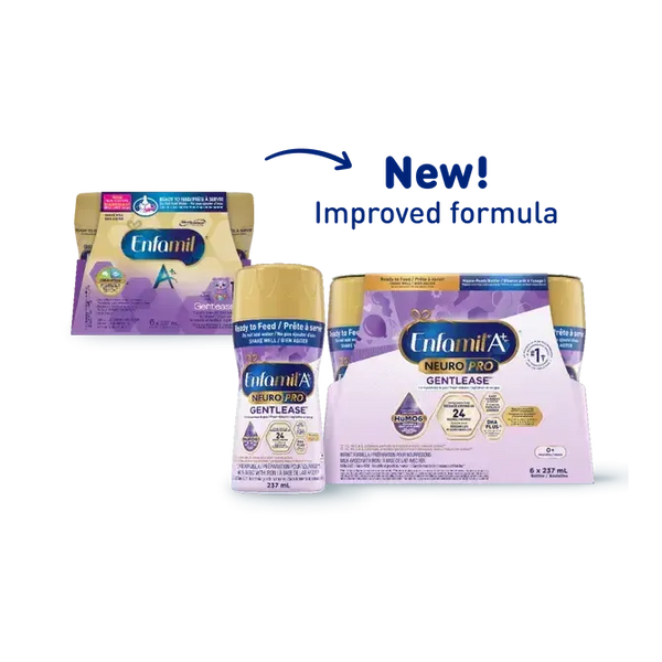 Enfamil A+ NeuroPro Gentlease Baby-Infant Formula-Cardinal Health-READY TO FEED - 237ml bottle x 24-capitalmedicalsupply.ca