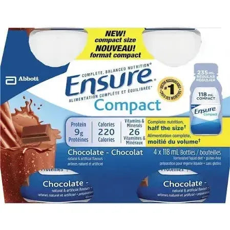 Ensure® Compact Nutritional Formula, 118mL x 16 bottles-Nutrition-Cardinal Health-Vanilla-capitalmedicalsupply.ca
