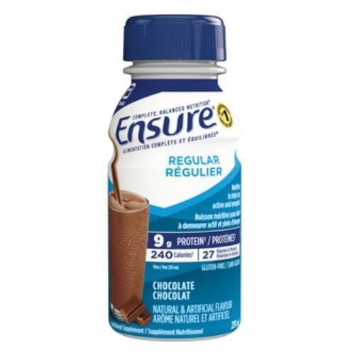 Ensure® Regular Nutritional Formula, 235mL x 24 bottles-Nutrition-Cardinal Health-Chocolate-capitalmedicalsupply.ca