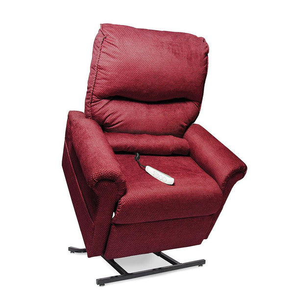 Essential LC107 Medium - Infinite Position-Lift Chair-Pride Mobility-Black Cherry-capitalmedicalsupply.ca