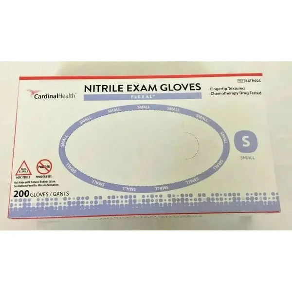 FLEXAL Nitrile Exam Gloves, Powder-Free 200/bx-PPE-Cardinal Health-XS-capitalmedicalsupply.ca