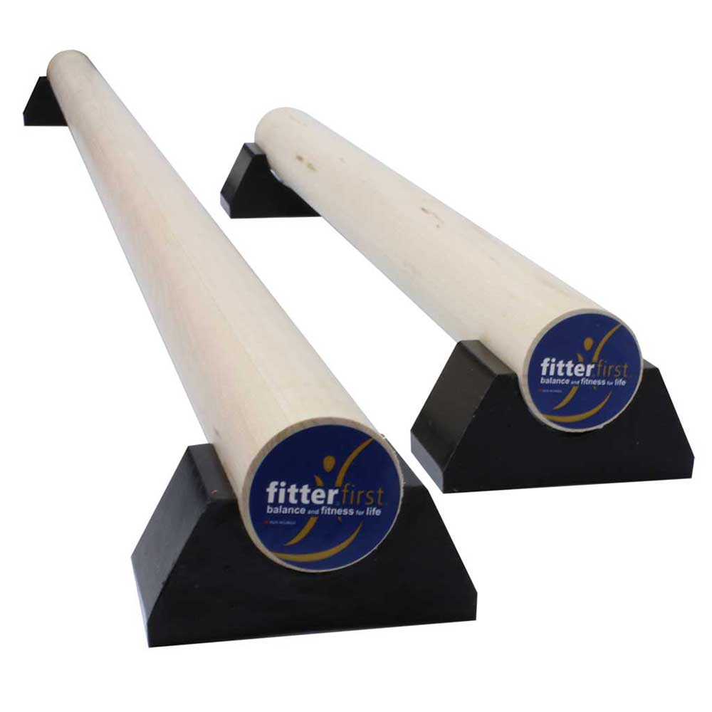 Fitterfirst Maple Balance Beam-Exercise Equipment-FitterFirst-2ft beam with cradles-capitalmedicalsupply.ca