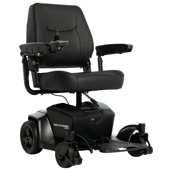 Go Chair® MED 20"x18" Medium Back Memory Foam Seat-Power Chair-Pride Mobility-Black-capitalmedicalsupply.ca