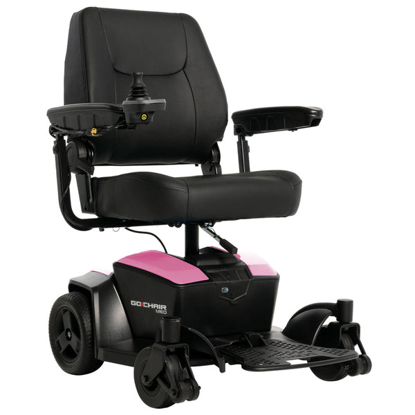 Go Chair® MED 20"x18" Medium Back Memory Foam Seat-Power Chair-Pride Mobility-Rose Quartz-capitalmedicalsupply.ca