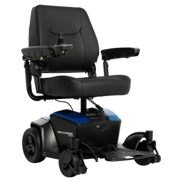 Go Chair® MED 20"x18" Medium Back Memory Foam Seat-Power Chair-Pride Mobility-Sapphire Blue-capitalmedicalsupply.ca