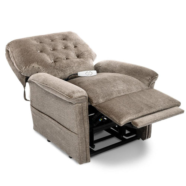 Heritage LC358 - 3 Position | Premium Fabric & Wireless Remote Options | Standard Footrest Extension-Lift Chair-Pride Mobility-Cloud 9 Stone-Medium-Foot Rest Extension-capitalmedicalsupply.ca