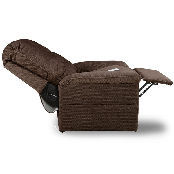 Heritage LC358 - 3 Position | Premium Fabric & Wireless Remote Options | Standard Footrest Extension-Lift Chair-Pride Mobility-Cloud 9 Walnut-Medium-Foot Rest Extension-capitalmedicalsupply.ca
