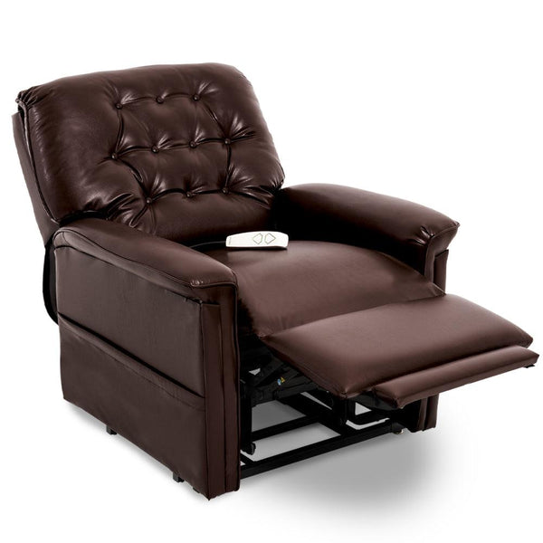 Heritage LC358 - 3 Position | Premium Fabric & Wireless Remote Options | Standard Footrest Extension-Lift Chair-Pride Mobility-Sta-Kleen Chesnut-Large-Foot Rest Extension-capitalmedicalsupply.ca