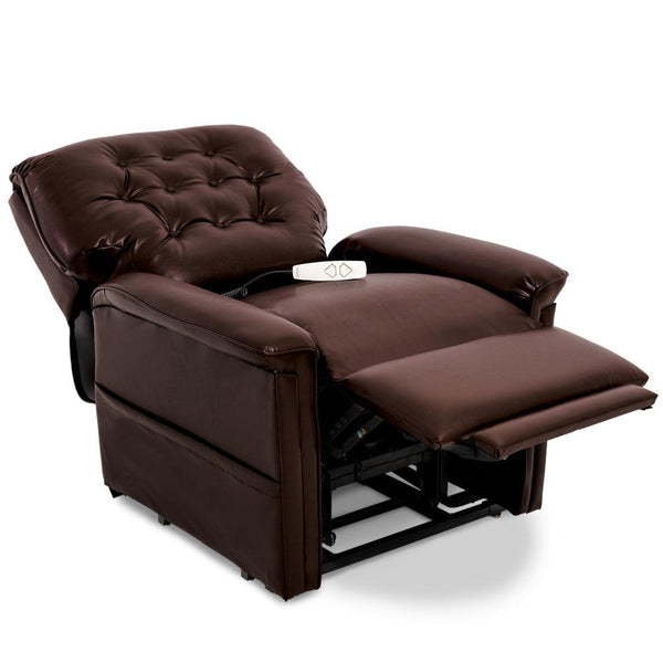 Heritage LC358 - 3 Position | Premium Fabric & Wireless Remote Options | Standard Footrest Extension-Lift Chair-Pride Mobility-Sta-Kleen Chesnut-Medium-Foot Rest Extension-capitalmedicalsupply.ca