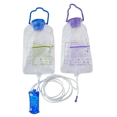 Kangaroo OMNI™ Feeding Sets with Flush Bag 30/case-Enteral Feeding-Cardinal Health Canada-Kangaroo OMNI™ Feeding Set with Flush Bag 500mL-capitalmedicalsupply.ca