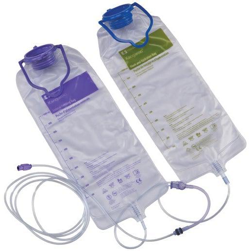 Kangaroo™ Joey Flush Bag Sets-Enteral Feeding-Cardinal Health-1000 mL Pump Set with Flush Bag-capitalmedicalsupply.ca