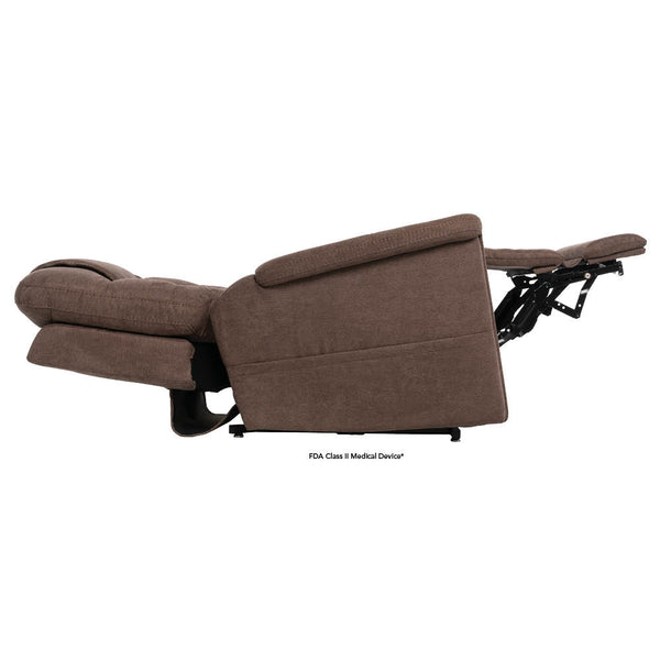 Legacy 2 PLR958 - Deep Recline Position | Memory Remote | Power Headrest & Lumbar-Lift Chair-Pride Mobility-Saville Brown-Large-capitalmedicalsupply.ca