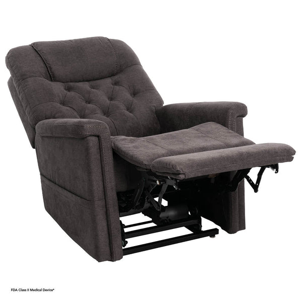 Legacy 2 PLR958 - Deep Recline Position | Memory Remote | Power Headrest & Lumbar-Lift Chair-Pride Mobility-Saville Grey-Large-capitalmedicalsupply.ca