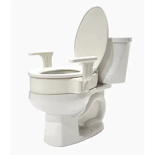 MOBB 4" Elongated Raised Toilet Seat with New Handles-Bathroom Safety-MOBB-capitalmedicalsupply.ca