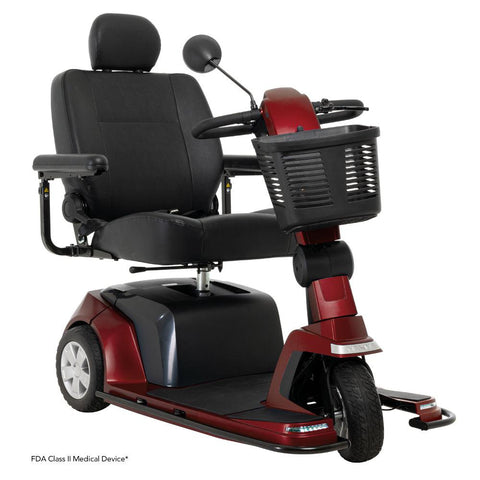 Maxima 3-Wheel, with NF-22 Batteries-Scooter-Pride Mobility-Garnet Red-capitalmedicalsupply.ca