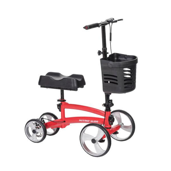 Nitro™ Glide Knee Walker | Knee Scooter-Mobility Aids-Drive Medical-Blue-capitalmedicalsupply.ca