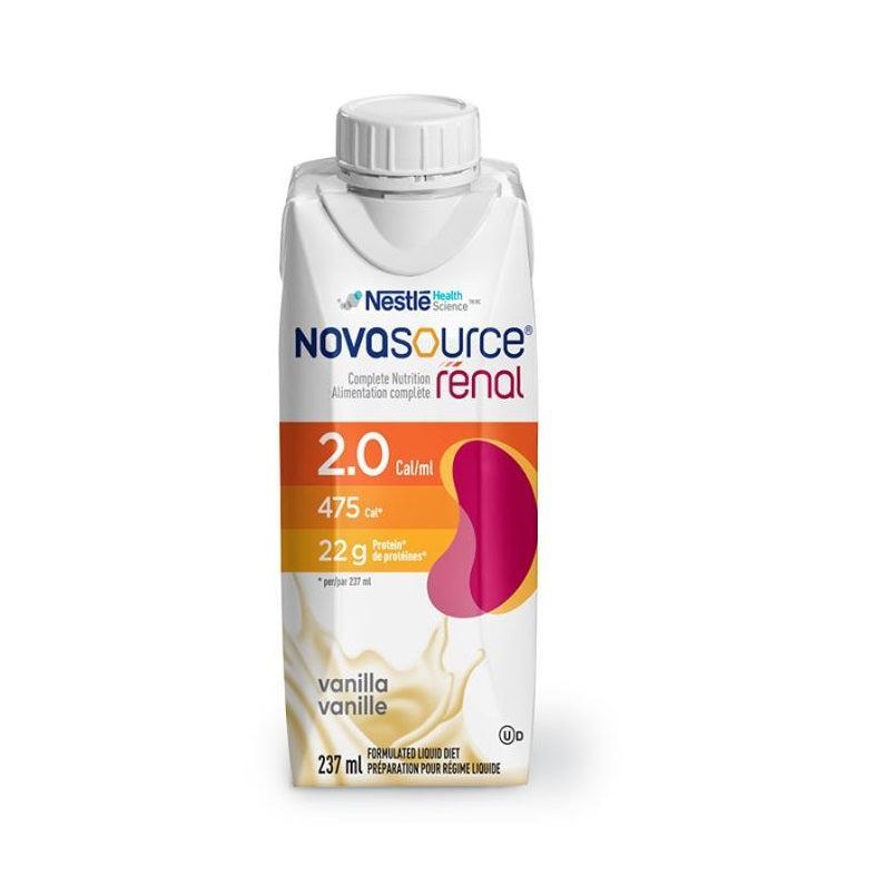 Novasource Renal Formula-Nutrition-Cardinal Health Canada-Tetra Prisma Vanilla 24 x 237ml-capitalmedicalsupply.ca