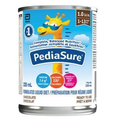 PediaSure Sole-source Nutritional Formula, 1Cal - 235mL x 12each/Case-Infant Formula-Cardinal Health-Chocolate-capitalmedicalsupply.ca