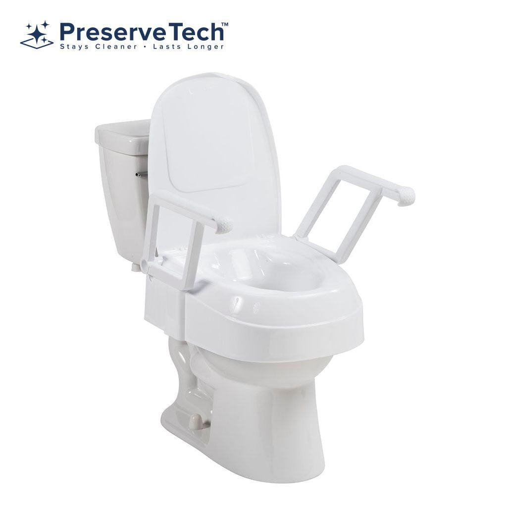 PreserveTech™ Universal Raised Toilet Seat-Bathroom Safety-Drive Medical-capitalmedicalsupply.ca