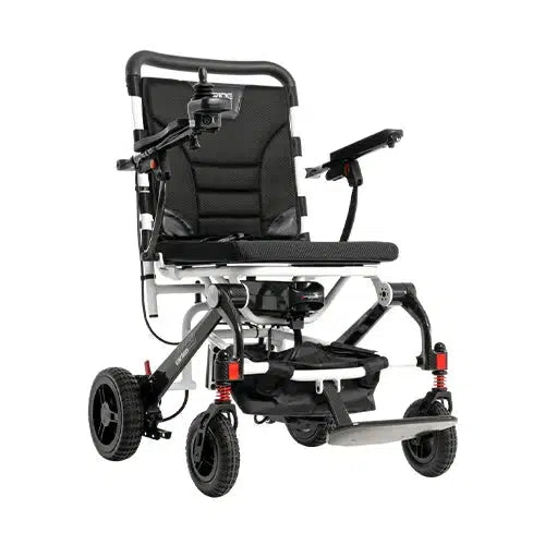 Pride Jazzy Carbon Lightweight carbon fibre Folding travel Power Wheelchair-Power Chair-Pride Mobility-White-capitalmedicalsupply.ca