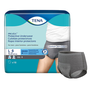 ProSkin™ Maximum Absorbency Underwear for Men TENA 73530 | Size: Large 45″- 57″ | 72 per Case-Incontinence-Tena-capitalmedicalsupply.ca