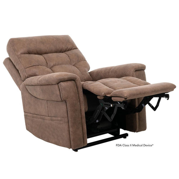 Radiance PLR3955 - Deep Recline Position | Heat System | Memory Remote | Wireless Charger & Cup-Holder-Lift Chair-Pride Mobility-Canyon Silt-Medium-capitalmedicalsupply.ca