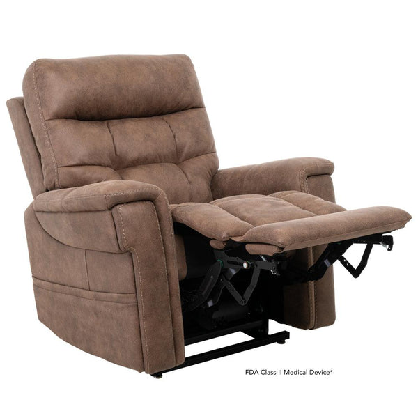 Radiance PLR3955 - Deep Recline Position | Heat System | Memory Remote | Wireless Charger & Cup-Holder-Lift Chair-Pride Mobility-Canyon Silt-Petite/Wide-capitalmedicalsupply.ca